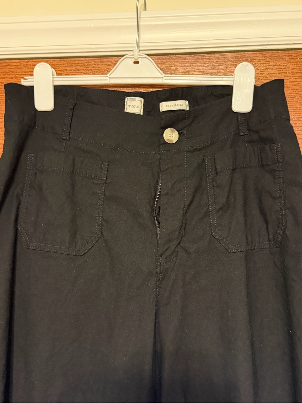 Maeve Black Wide leg full length Colette trousers women’s size 18 - solid black